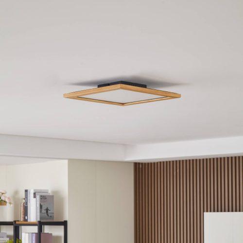 Lucande Joren LED mennyezeti világítás fa 42 cm