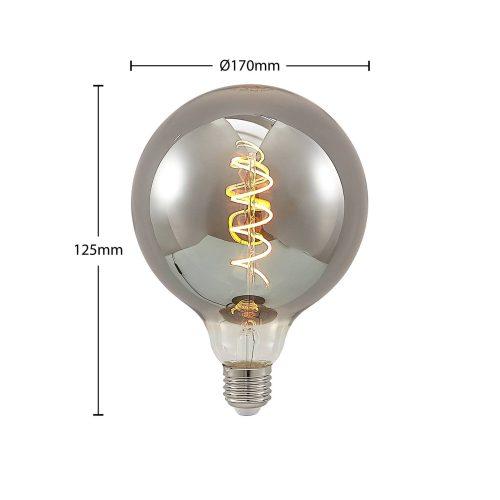 Lucande LED E27 G125 4 W 1800 K dimm füst 2-es
