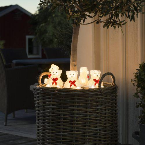 Medve LED világító figura