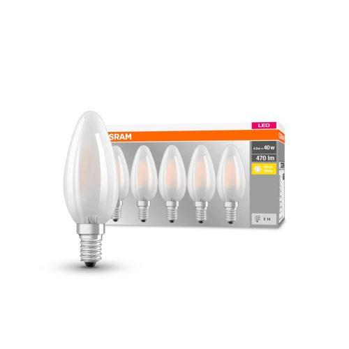 OSRAM LED gyertya lámpa E14 4W 2700K 470lm 5db