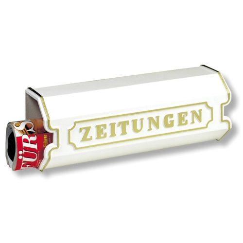 Öntött alumínium újságos doboz 1890