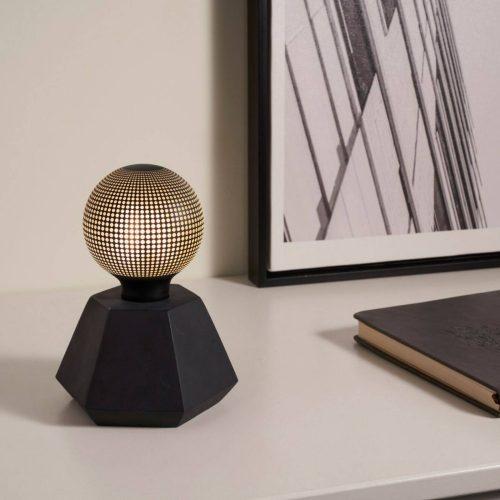 Pauleen Black Flare deco lámpa beton fekete