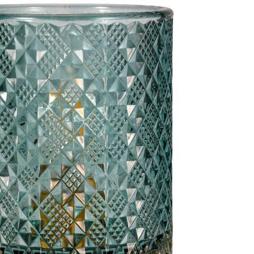 Pauleen Modern Glamour E14-LED türkiz fémtalp