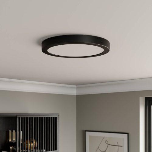 Paulmann Abia LED panel Ø 30cm 2700K matt fekete