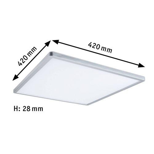 Paulmann Atria Shine Panel 3-fok. króm 840 42x42