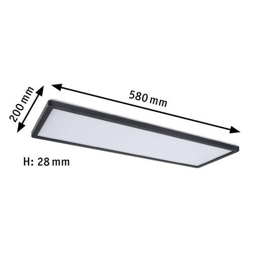 Paulmann Atria Shine Panel 3-step fekete 840 58x20