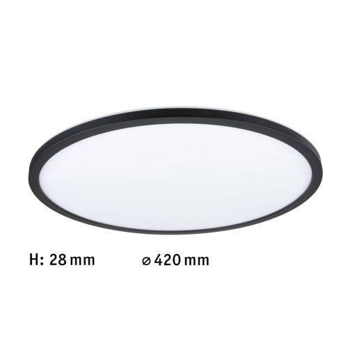 Paulmann Atria Shine Panel 3-step fekete 840 Ø42cm