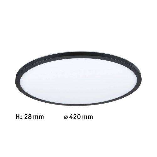 Paulmann Atria Shine panel 3-step fekete 830 Ø42cm