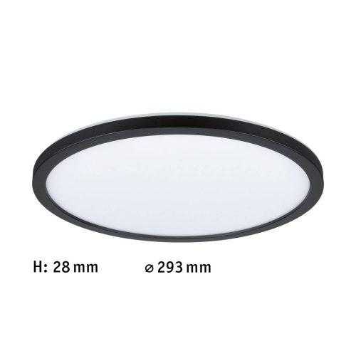 Paulmann Atria Shine panel be/ki fekete 830 Ø29cm