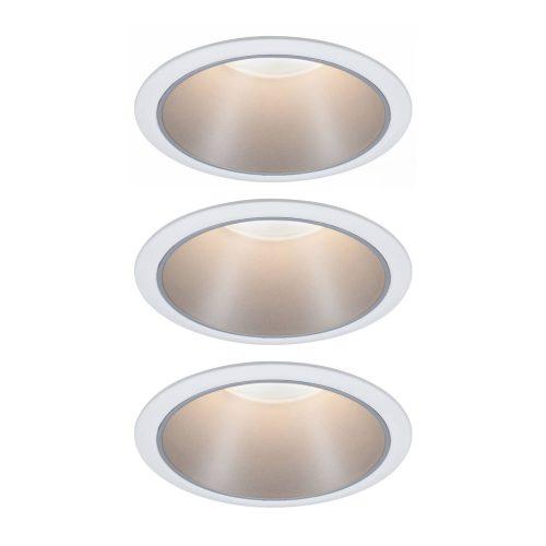Paulmann Cole LED-spot ezüst-fehér 3 db-os készl.