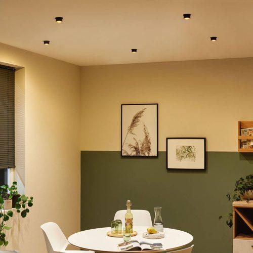 Paulmann Gil LED LED beép. fekete matt/arany