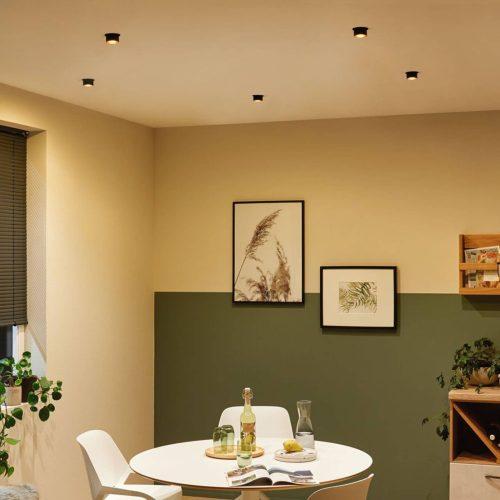Paulmann Gil LED telep. fek. matt/arany 3 db-os