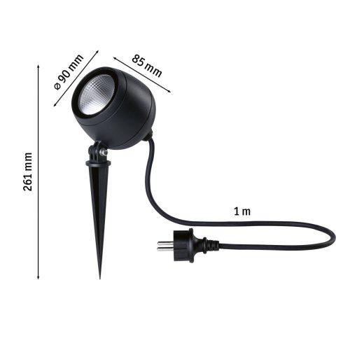 Paulmann Kikolo LED földi tüskés reflektor 8W 3