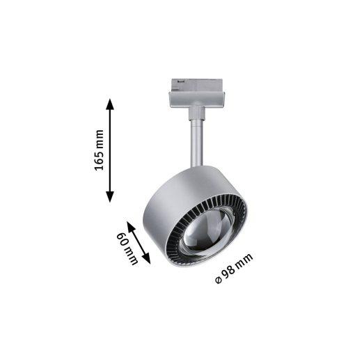 Paulmann LED spotlámpa Aldan URail 2700K króm matt