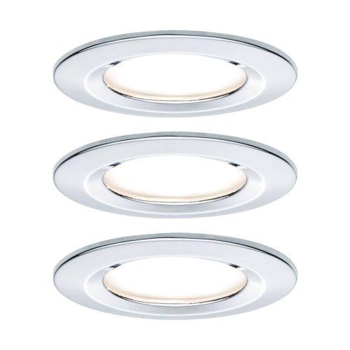 Paulmann Nova Coin LED-spot 3 db ker. szab. króm