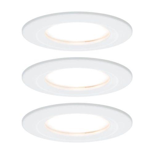 Paulmann Nova Coin LED-spot 3 db-os ker. szab. feh