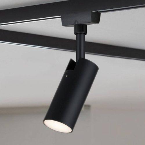 Paulmann URail LED spotlámpa Tubo fekete 3 000 K