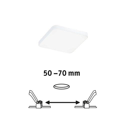 Paulmann Veluna Edge LED süllyesztett IP44 4000K 9x9cm 9x9cm