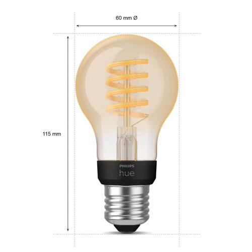 Philips Hue White Ambiance A60 izzószál E27 7W
