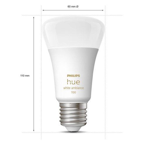 Philips Hue White Ambiance E27 8W LED lámpa