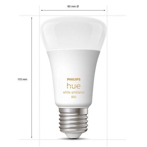 Philips Hue White Ambiance E27 LED lámpa 8W 1100lm