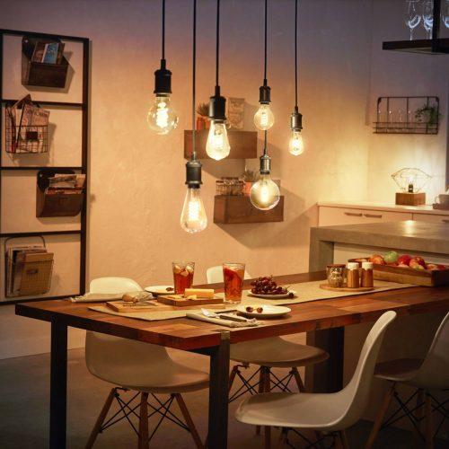 Philips Hue White filamentlámpa gömb G93 E27 7