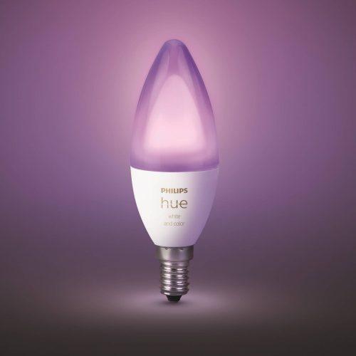 Philips Hue gyertya fehér&színes Ambiance E14 5