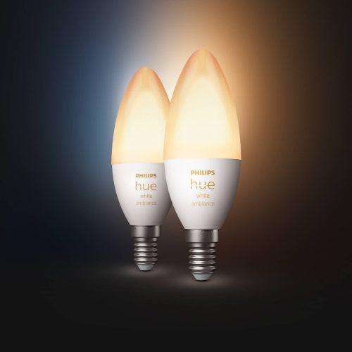 Philips Hue gyertya lámpa White Amb. 2x E14 5
