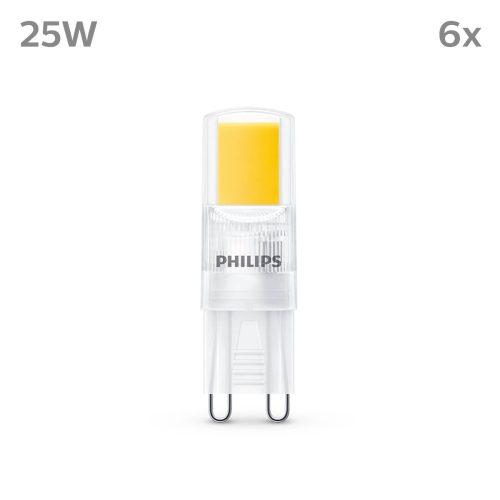 Philips LED izzó G9 2W 220lm 2700K átlátszó 6db