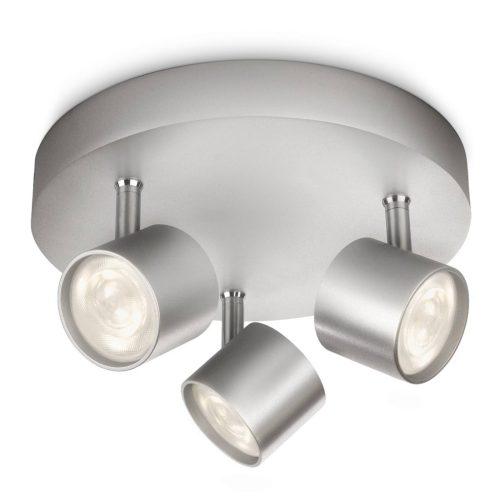 Philips Star forg. LED-spot szürke 3 égős