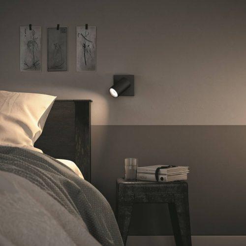 Philips myLiving Kosipo spot GU10 fekete 1 izzós