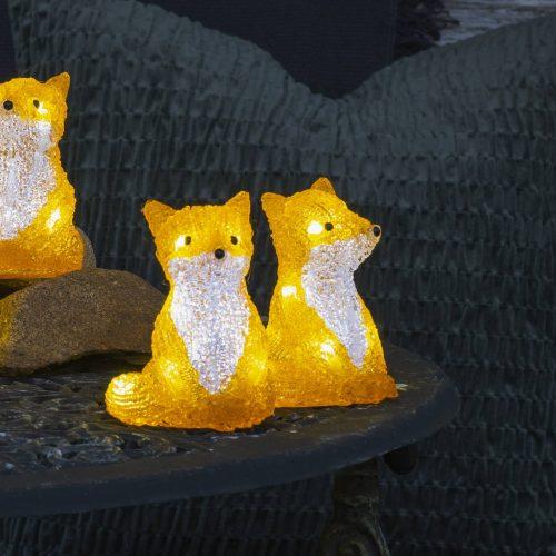 Róka LED világító figura