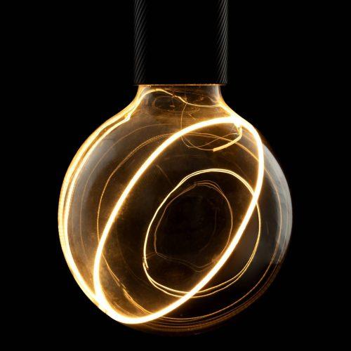 SEGULA LED Illusion G125 E27 5W átló füst/átlátszó