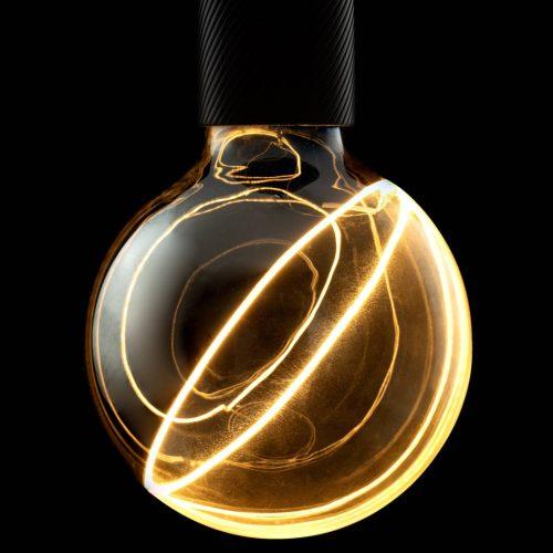 SEGULA LED Illusion G95 E27 5W átlós füst/átlátszó