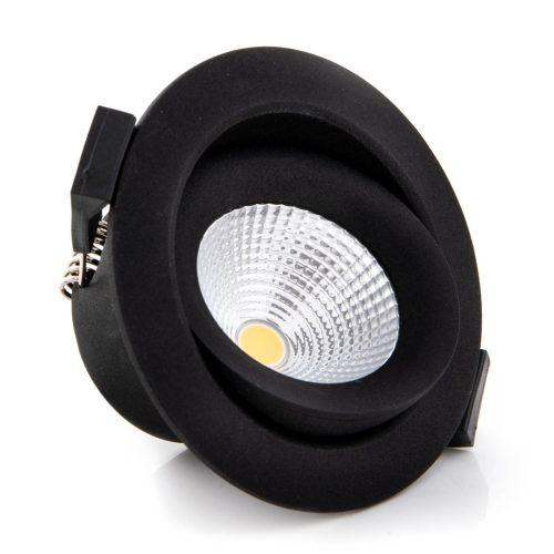 SLC One 360° LED süllyesztett fény fekete 3