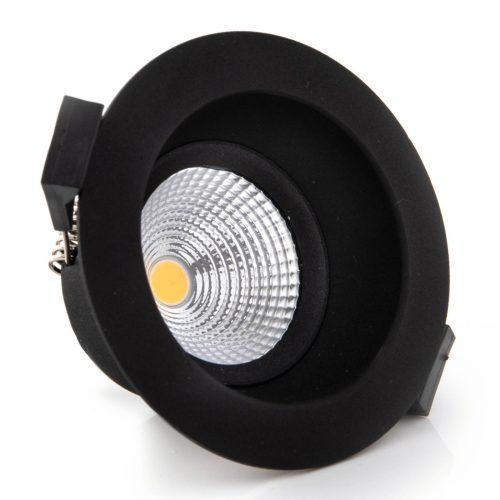 SLC One Soft LED süllyesztett reflektor fekete 3