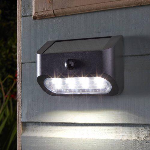 Sentinal LED napelemes fali lámpa érzékelővel 2 db