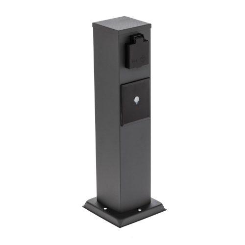 Smart aljzatoszlop WLAN 40 cm homokszürke Tuya