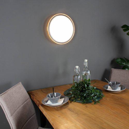 Solstar LED mennyezeti lámpa fadíszítéssel Ø 30