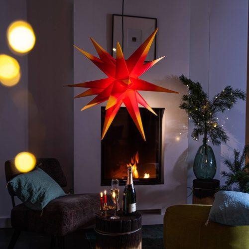 Sterntaler LED csillag IP44 18 ágú bicolor Ø 25