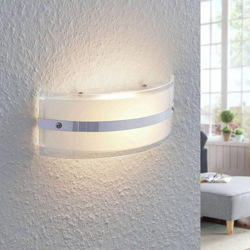 Zinka üveg fali lámpa LED-del