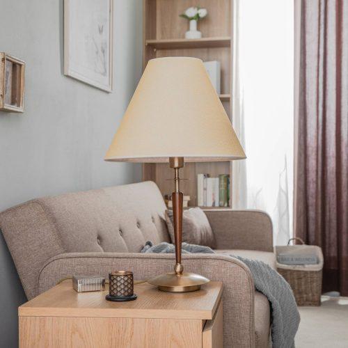 Asztali világítás HML-9009-1EB textilbúrával