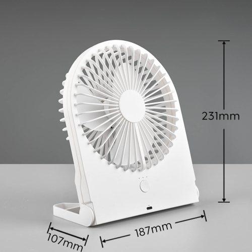 Breezy újratölthető asztali ventilátor