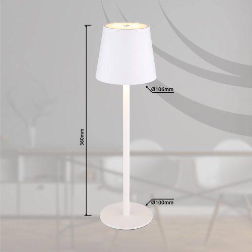 LED-es újratölthető asztali lámpa Vannie