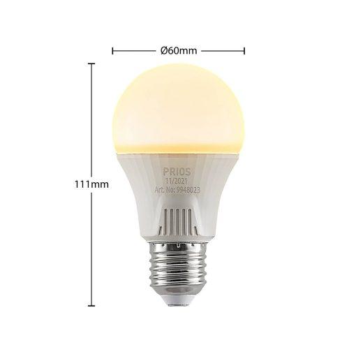 LED izzó E27 A60 11 W fehér 2700 K 10-es készlet