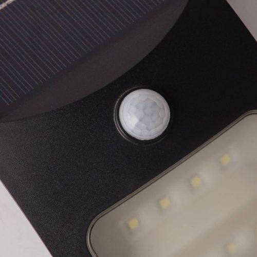 LED napelemes fali lámpa 67420BK-PIR