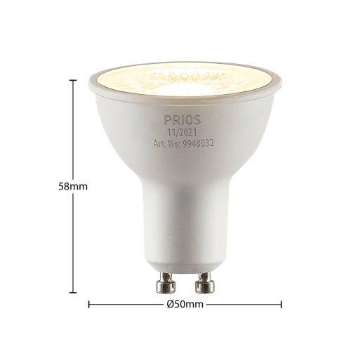 LED reflektor GU10 5 W 3000 K 60° 10-es készlet