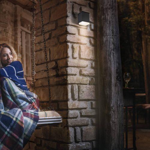 LEDVANCE napelemes LED kültéri fali lámpa Endura Style Quadro