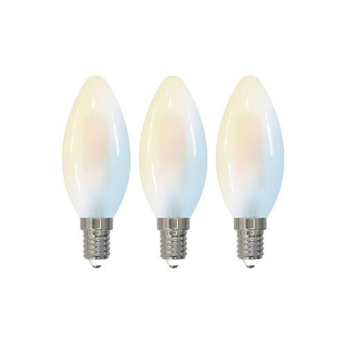 LUUMR Smart LED cseppes lámpa 3 db E14 4.2W CCT világos Tuya