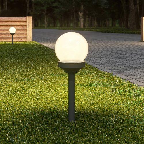 Lindby Haukur LED napelemes földbe sz. lámpa